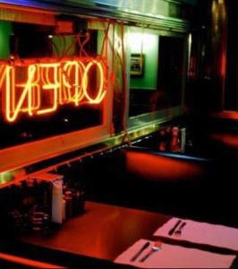 diner at night image