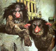 Trolls as depicted by Rien Poortvliet