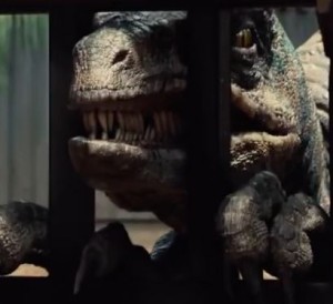 velociraptor from Jurassic World