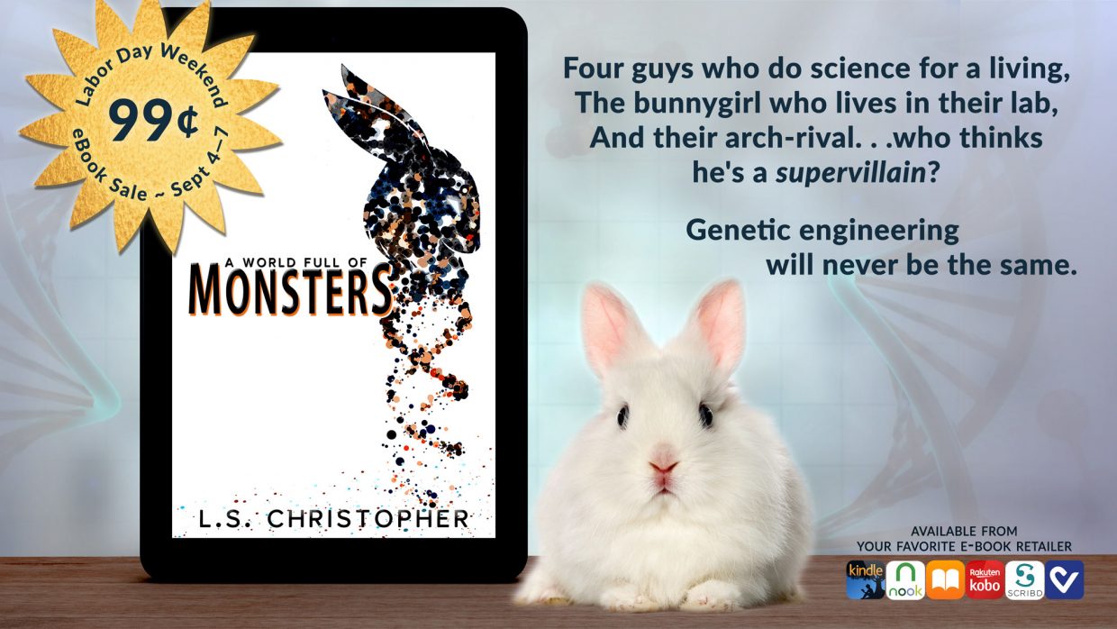 Labor Day 2020 eBook Sale promo image for A World Full of Monsters